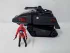 2004 Hasbro GI Joe Cobra HISS Tank Black Vehicle w Driver Figure 788