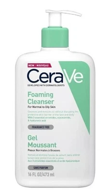 CeraVe Facial Foaming Cleanser For Normal To Oily Skin 473ml
