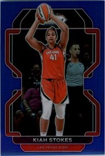 2022 Panini Prizm WNBA Prizms Blue #108 Kiah Stokes /149 - BSK