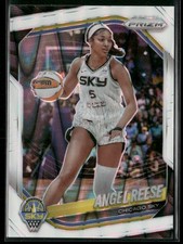 2025 Panini Prizm Angel Reese #92 White Seismic Prizm Sky Dream (662)