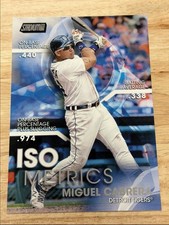 2016 Topps Stadium Club Isometrics 5x7 Topper Miguel Cabrera /49 Detroit Tigers
