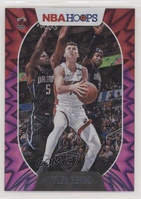 2020-21 Panini NBA Hoops Purple Explosion Tyler Herro #110 0ms5