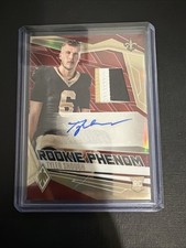 2025 Panini Phoenix - Rookie Phenom Jersey Auto Tyler Shough #RPJ-TSH Red /99