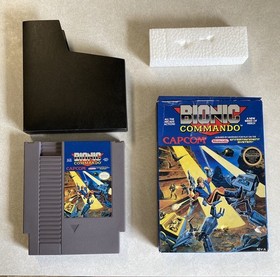 Bionic Commando NES - Cartridge, Sleeve, Foam & Box