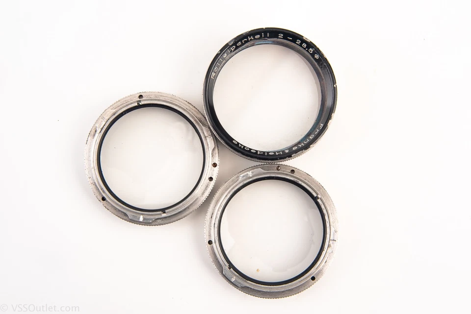 Rollei Rolleiflex Bay 2 28.5mm Rolleinar 2 Rolleiparkeil 2 Close Up Lenses READ - Image 4 of 4