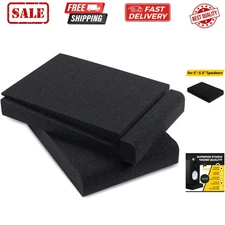 Studio Monitor Isolation Pads for 5 Inch Monitors, Pair of Two High Density A...