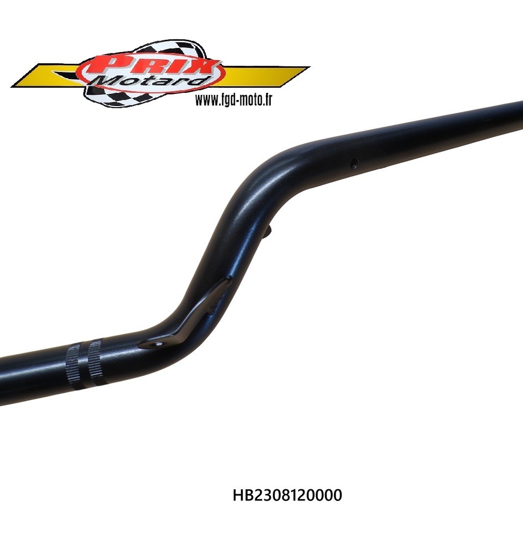 Guidon type origine pour scooter Yamaha X-MAX 300 acier noir 2019 2021