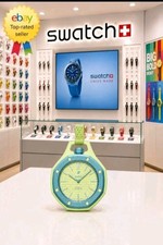 Swatch x Audemars Piguet Royal Pop Blaue Acht Pocket Watch SSX03L101N 