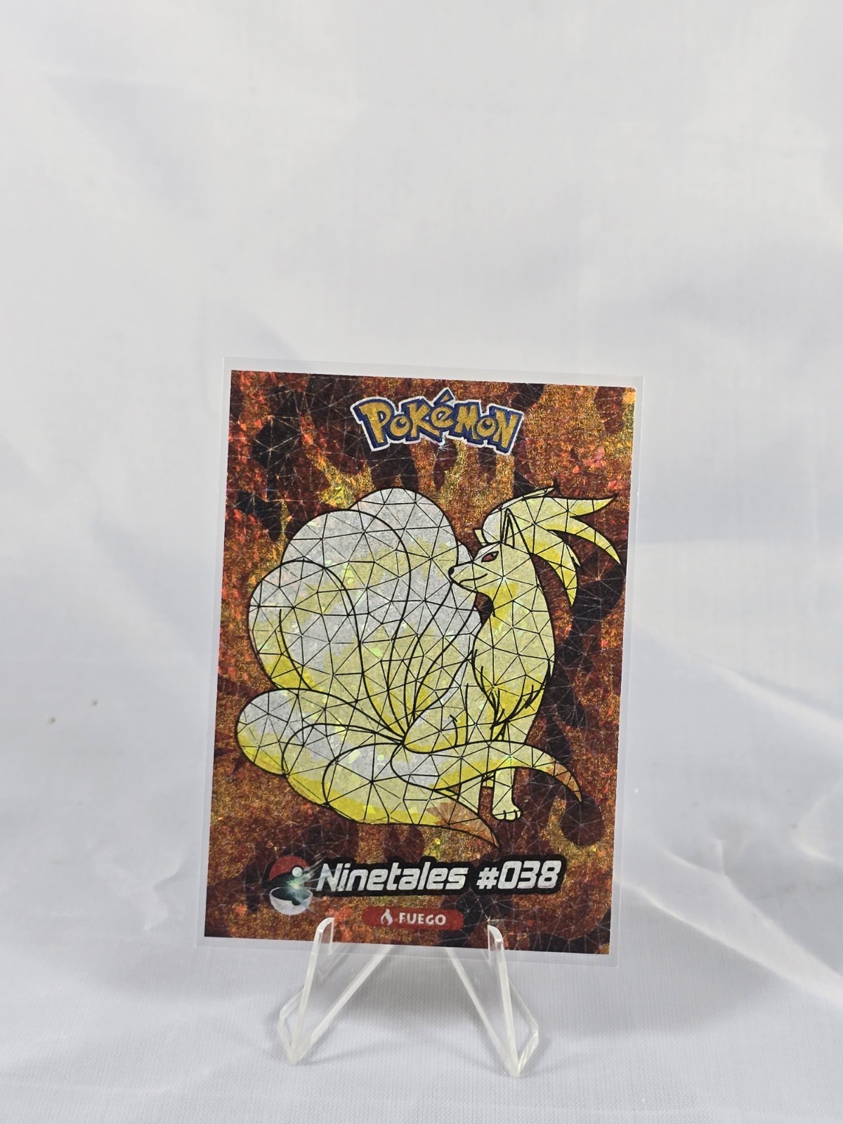 Ninetales #38 - Cracked Ice Holo - Crystal Collection 2024 - Pokemon Card