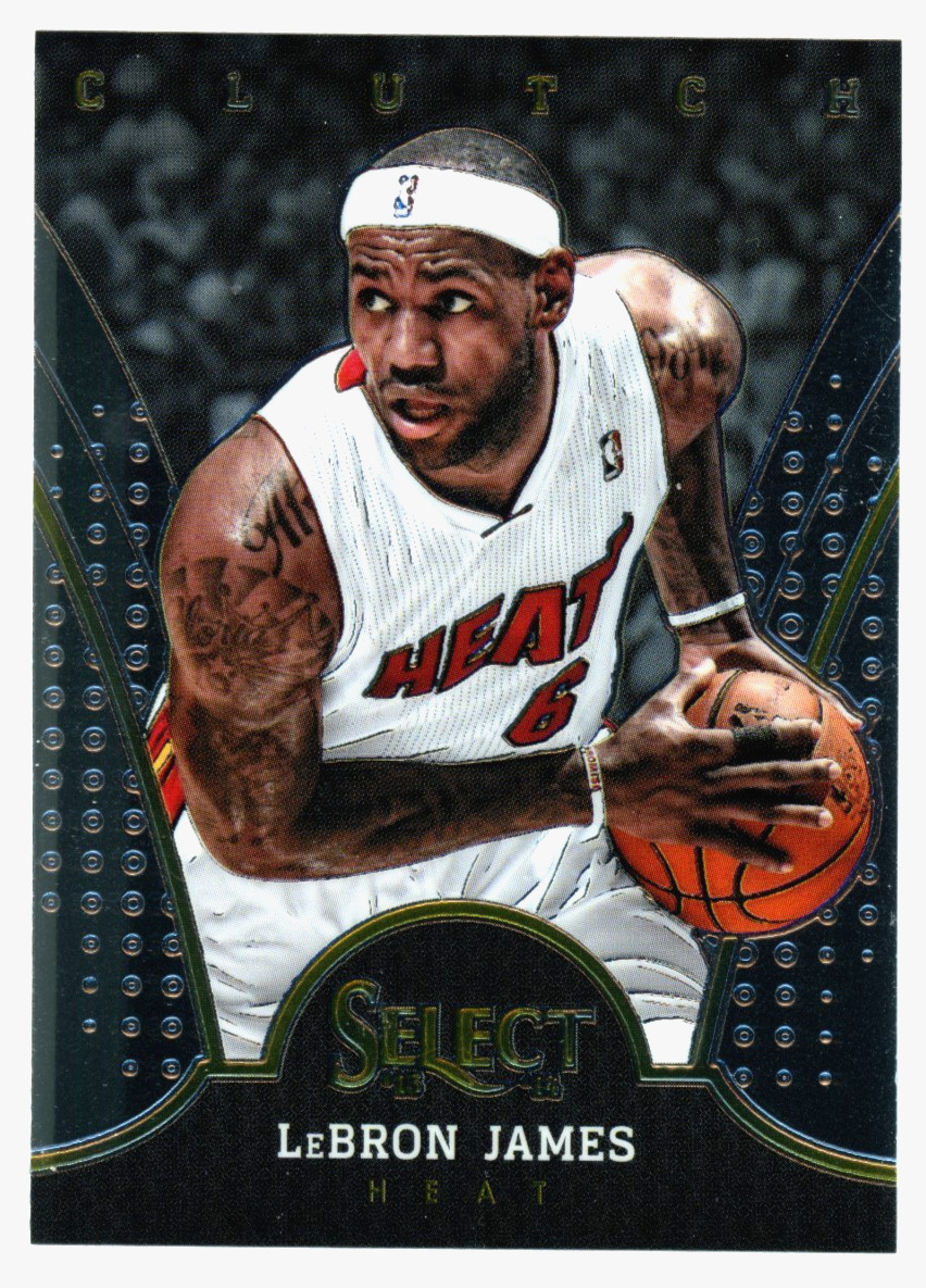 2013-14 Panini Select Clutch Lebron James #6 Miami Heat