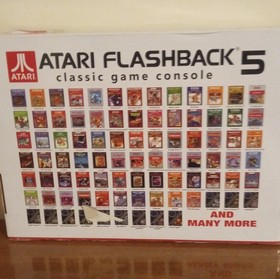 Atari Flashback 5 Game Console Black/Orange w/ 92 Games & 2 Wireless Controllers