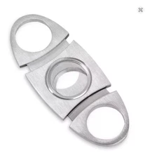 Galiner Metal Cigar Cutter Double Blade Sharp Guillotine Pocket Cutting Tool