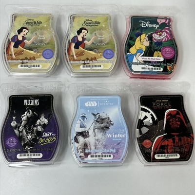 6 Disney Scentsy Wax Bars Melt Snow White Villains Star Wars Were All Mad Here