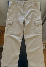 Max Kids Cargo Jogger Pants Light Beige Utility Style 9 10 Years