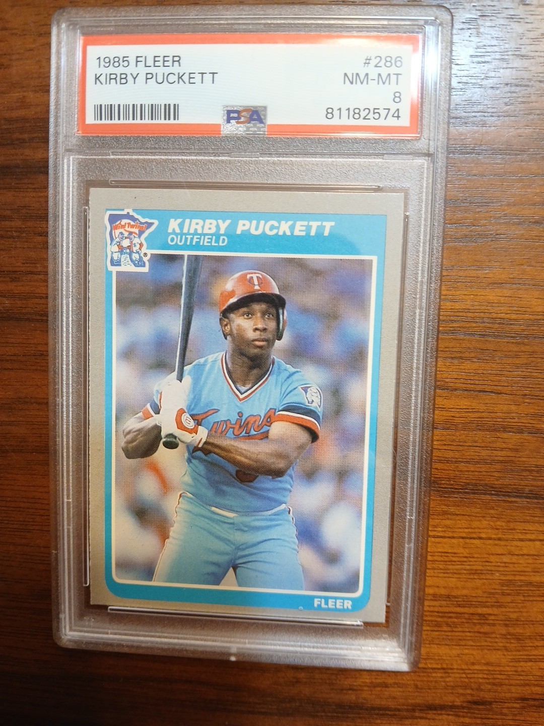 1985 Fleer - Kirby Puckett #286 (RC)