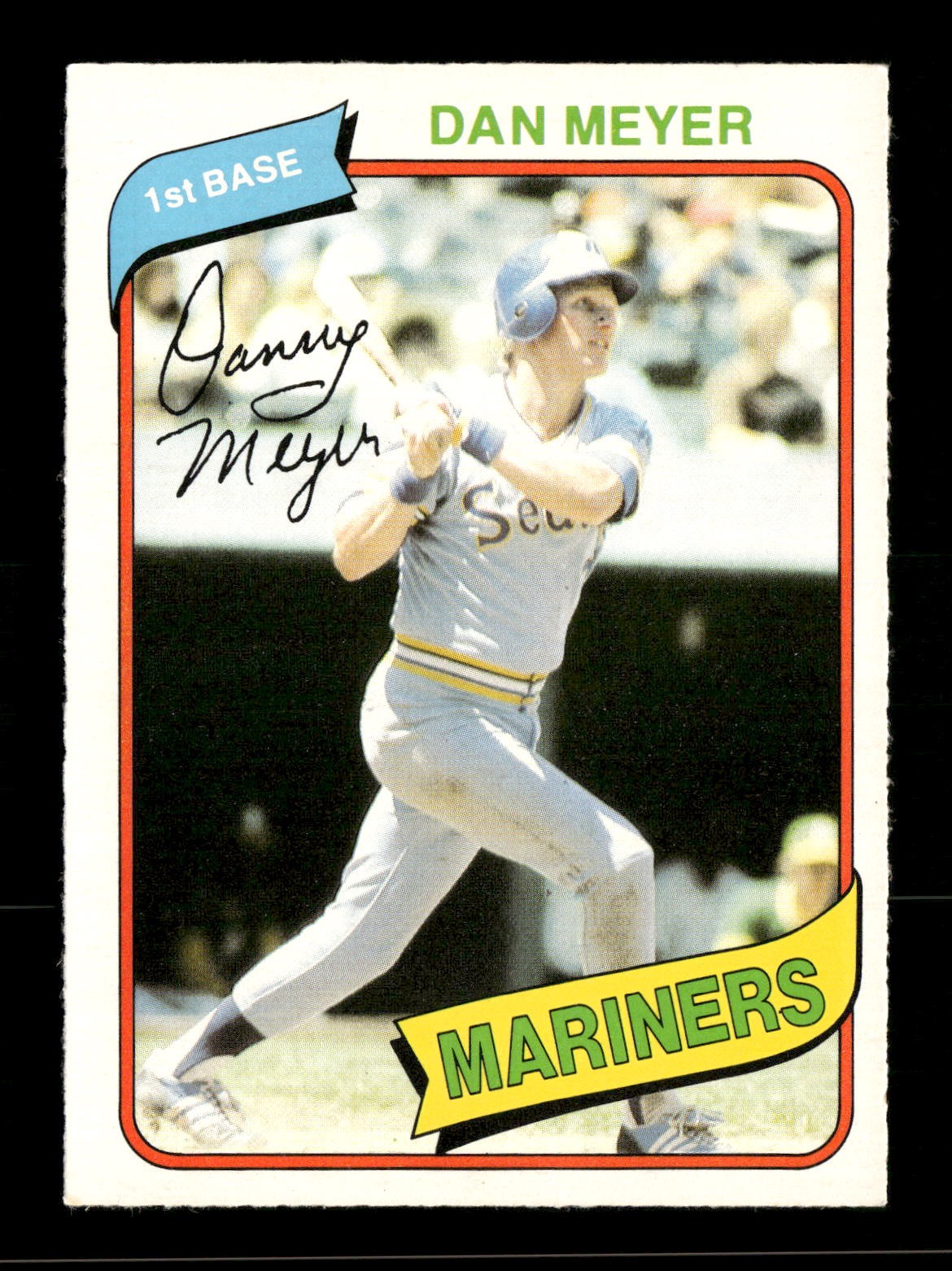1980 O-Pee-Chee #207 Dan Meyer Seattle Mariners