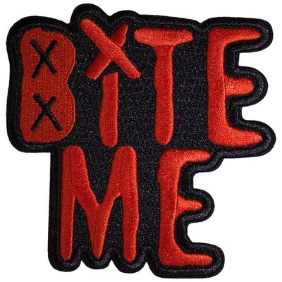 Avril Lavigne Bite Me Woven Patch Size One Size
