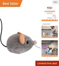 Interactive Catnip Filled Squeaky Mouse Toy for Cats - Engage  Entertain