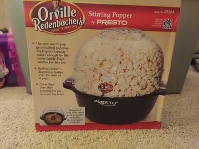 Orville Redenbacher's Stirring Popper by Presto 05204 Popcorn Popper