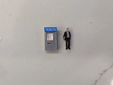 HO Scale Ticket Vending Machines 2PK Metrolink, Caltrain, Amtrak for Kato, etc.