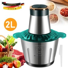 2L Multi Zerkleinerer Elektrisch Gemüse Multihacker Häcksler Zwiebelschneider.