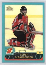 2001-02 Topps Chrome Refractor Scott Clemmensen #161 0f2