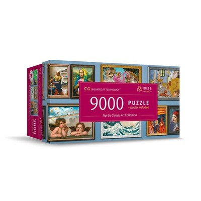 Trefl Not So Classic Art Collection 9000 Piece Jigsaw Puzzle, Prime 78''x37'' L...