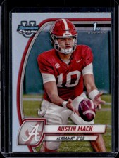 2024 Bowman Chrome University Austin Mack Refractor 1st #87 Crimson Tide