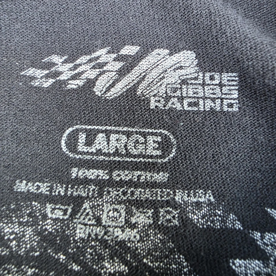 Camisa Martin Truex Jr Para Hombre Grande Negra NASCAR 19 Joe Gibbs Racing Race Camiseta Foto 3 de 4