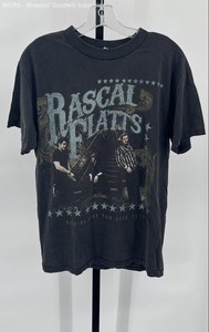 Rascal Flatts Black Graphic Print Nothing Like This Tour Band T Shirt Size M