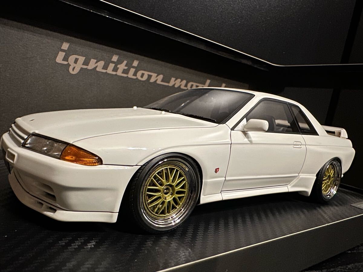 Ignition Model 1/18 Nissan Skyline GT-R Nismo BNR32 White