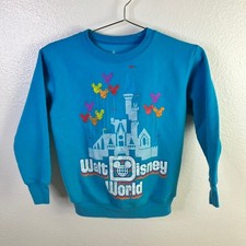 Walt Disney World Blue Sweater Size M Kids Retro 2020
