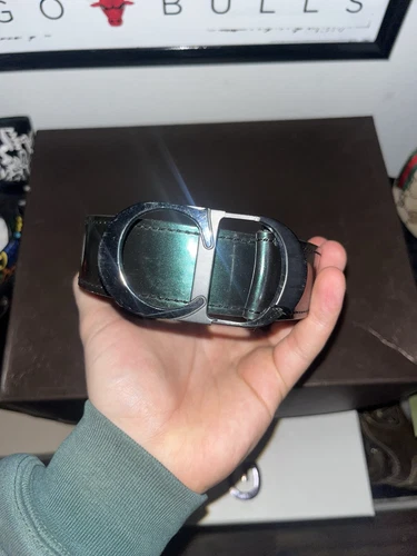 Ceinture homme Christian Dior irisée 110/42