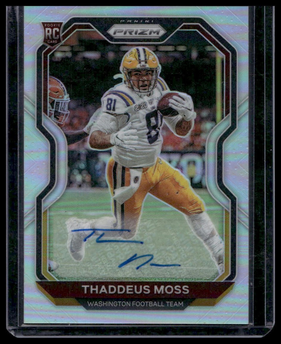 Thaddeus Moss Panini Prizm #386 Autograph