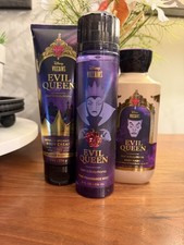 Bath  Body Works Wash Cream Fragrance Mist Set Lot 3 Disney Villains EVIL QUEEN