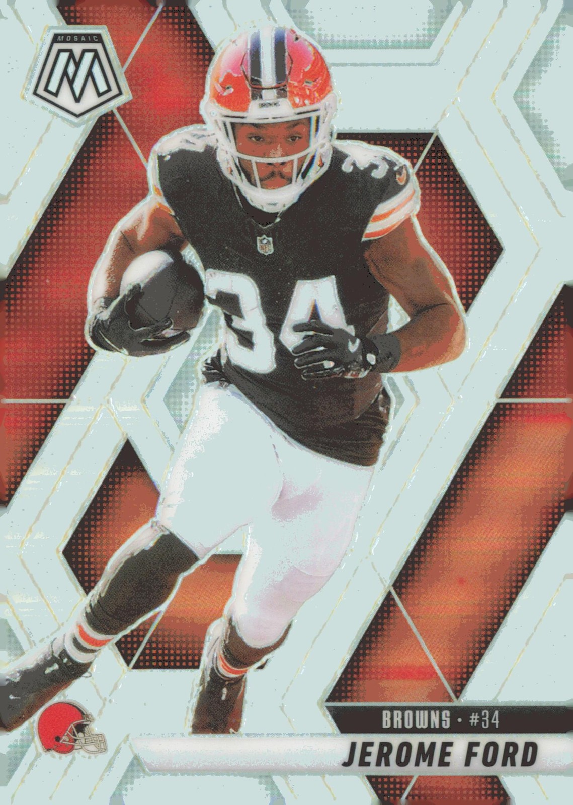 2025 Panini Mosaic #4 Jerome Ford Silver