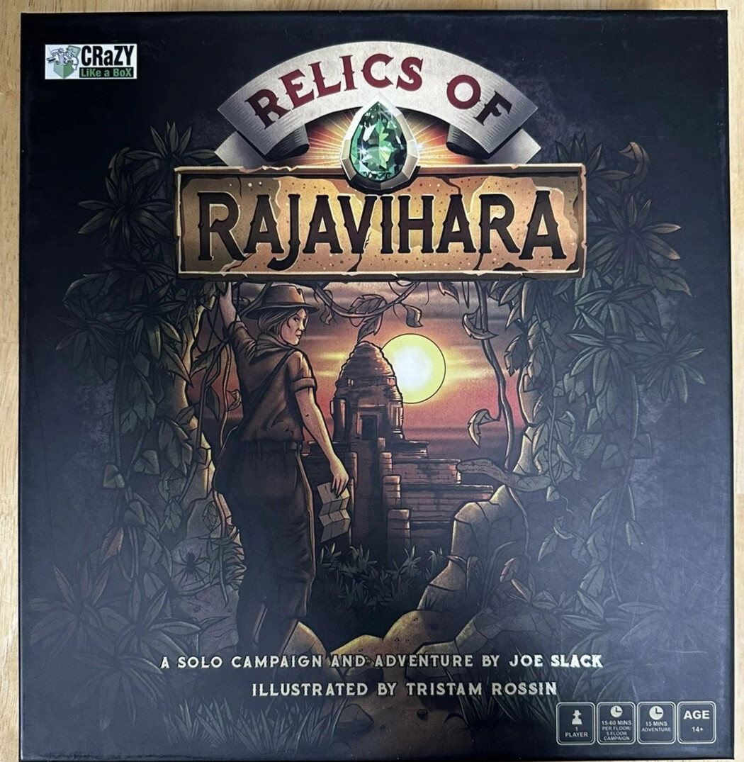 Relics of Rajavihara Puzzle Board Game Unpunched