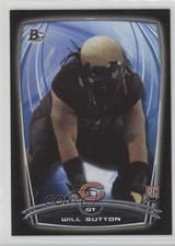 2014 Bowman Rookies Black Foil Will Sutton #84 1m8