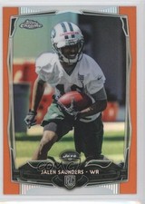 2014 Topps Chrome Retail Orange Refractor Jalen Saunders #145 0f6