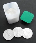 =WOW= THREE (3) 2014 U.S. SILVER EAGLES, BU FRESH FROM TUBE, 3 Oz. PURE (.999)