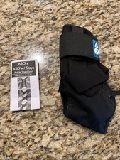 ASO 264035 XXS ANKLE STABILIZER LACE UP BRACE W/ STAYS BLACK New 
