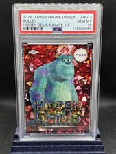 2025 Topps Chrome Disney #HG-2 Sulley Hidden Gems Painite 1/1- PSA Gem Mint 10