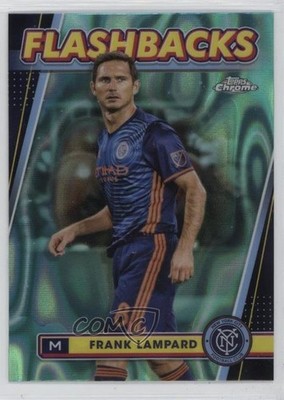 2024 Topps Chrome MLS MLS Flashbacks Aqua Lava Refractor Frank Lampard #110 4g8