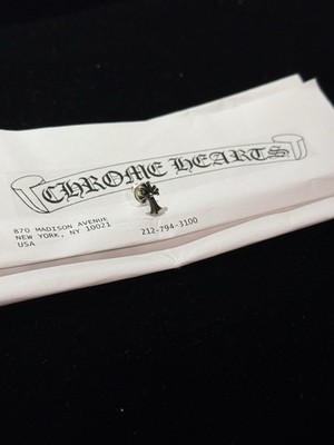 Chrome Hearts CH Baby Fat Stud Earring - .925 Sterling Silver *Read Description