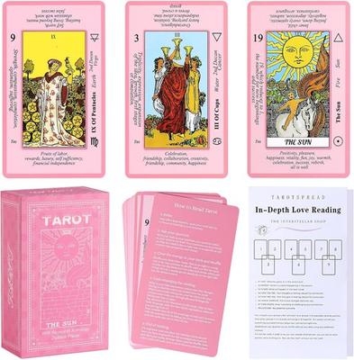 #ad Myripoly Pink Tarot Cards Deck for Beginners(only Card $14.99