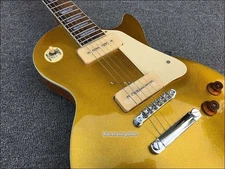 Electric Guitar with Golden Solid Wood Body, Rosewood Fingerboard,H-H Pickups