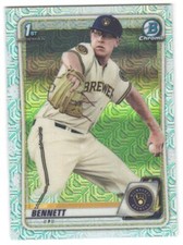 2020 Bowman Nick Bennett #BCP-140 Chrome Prospects Mojo Refractor
