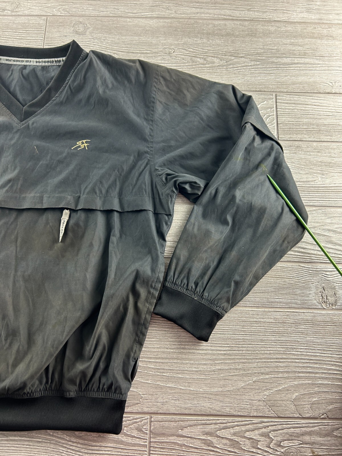 Weatherproof Golf Jacket Packable Pullover Remova… - image 3