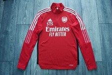 ADIDAS ARSENAL WARM TOP TRAINING LONGSLEEVE 2021 2022 SIZE SMALL RED GR4168