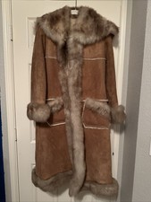 Vintage Overland Sheepskin Coat 12